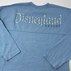 Disneyland Resort Blue Hydrangea Floral Spirit Jersey‎ Kids Youth Size XL 14